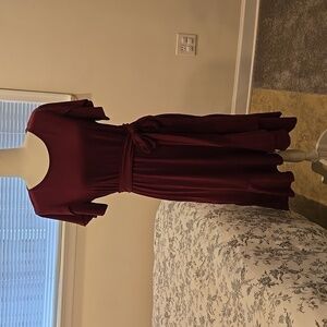 Maternity Flounce Trim Dress